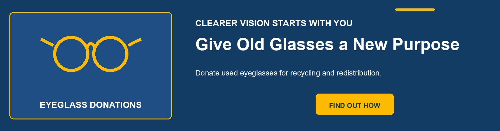 Donate used eyeglasses to Rockton Lions