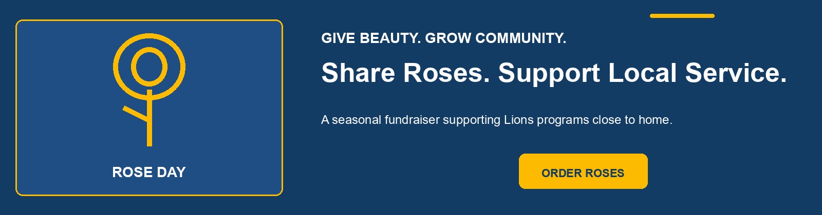 Rockton Lions Rose Day