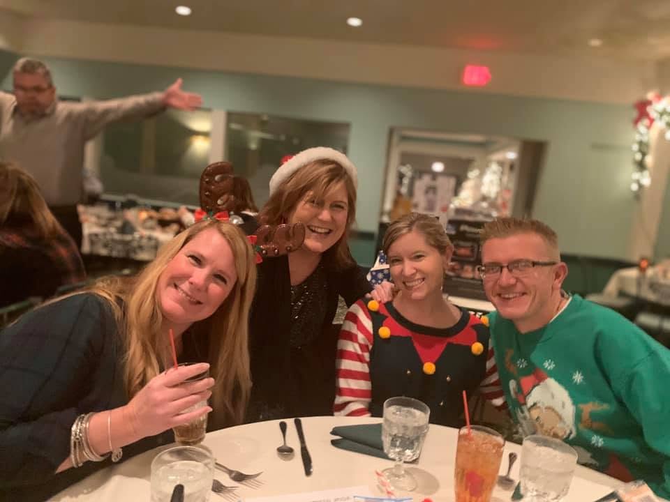 Rockton Lions members enjoying a previous Christmas party